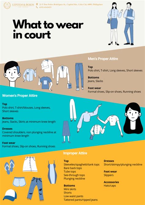 what to not wear to court.